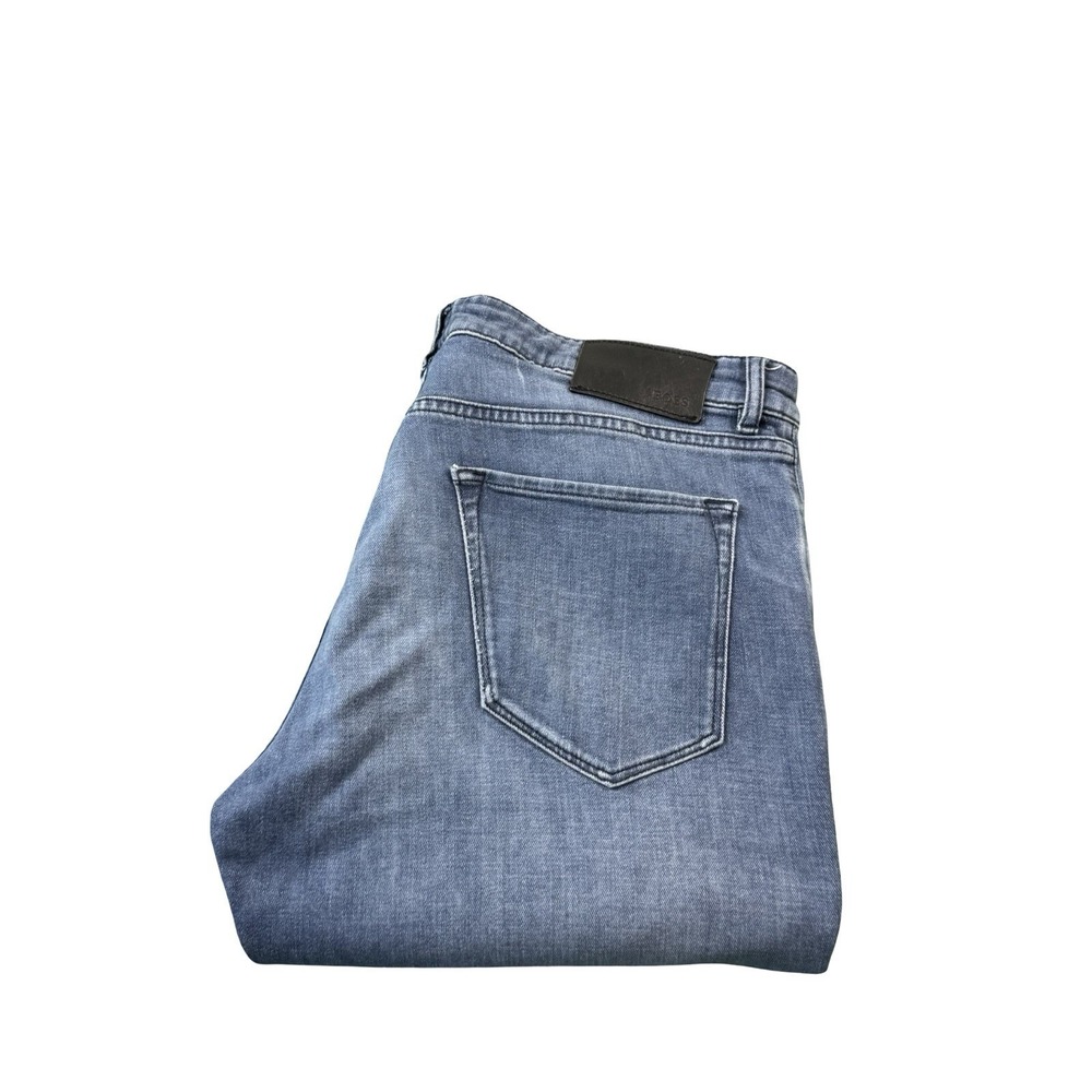Hugo Boss Blue Candiani Blue Stretch Men's Denim Jeans Size 35x32